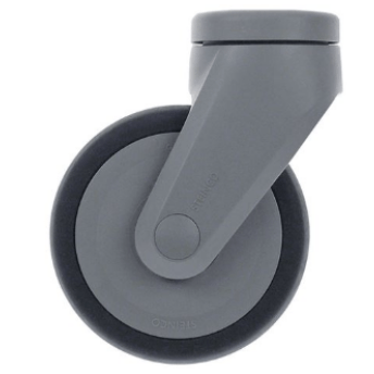 Horeca Parts - Obrotowe koło podporowe, H 135 mm, otwór śruby ø 10,3 mm, ø 100 mm, szerokość koła 30 mm, obudowa plastikowa - Retigo (5118842)