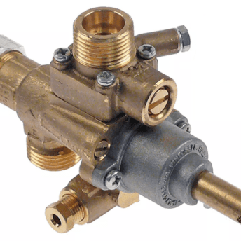 Horeca Parts - Zawór gazowy ø 0,35mm wlot gazu M20x1,5 rurka ø 12mm - Płyta gazowa Mkn (5808741)