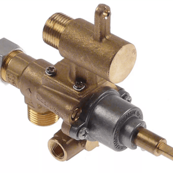 Horeca Parts - Zawór gazowy z wyjściem rurowym ø 0,35 mm wlot gazu M18x1,5 rurka ø 12 mm - Kuchnia gazowa Mkn (5808764)