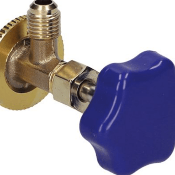 Horeca Parts - Zawór serwisowy FREEZE BLUE, M12 M, do nabojów / kartidży