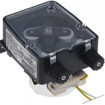 Horeca Parts - Pompa dozująca bez sterowania do nabłyszczacza 0,4 l/h, 230V AC, wąż Ø 4×6 mm, 8W, długość przewodu 45 mm - Hobart