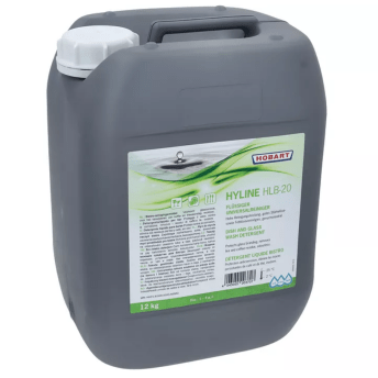 Horeca Parts - Detergent HYLINE HLB-20, 12 kg, do wody średnio/twardej, wysoka skuteczność czyszczenia, bez chloru, waga 12,660 kg
