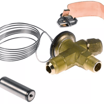 Horeca Parts - Zawór rozprężny termostatyczny TX2 068Z3206, 3/8" SAE – 1/2" SAE, R22, wyrównanie wewnętrzne, zakres temperatur -40 do +10°C - Danfoss