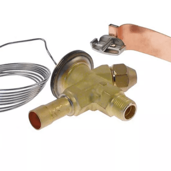 Horeca Parts - Zawór rozprężny termostatyczny TS2 068Z3435–068Z3482, 3/8" SAE – 12 mm ODS, R404A / R507, wyrównanie wewnętrzne, zakres temperatur -40 do +10°C - Danfoss