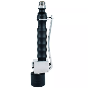 Horeca Parts - Spryskiwacz KLARCO NEW BLACK 1/2" M, niskoprzepływowy, długość 400 mm, materiał: mosiądz chromowany i tworzywo sztuczne, przepływ 4 L/min, kolor czarny.