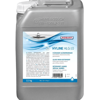 Horeca Parts - Detergent HYLINE HLG-10, 11 kg, z ochroną szkła i dekorów, gwarancja stabilnej piany piwa, paleta 60 szt - Hobart