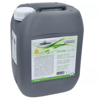 Horeca Parts - Detergent HYLINE HLU-30, 12 kg, do wody miękkiej, zawiera aktywny chlor, wysoki efekt wybielający, waga 12,400 kg