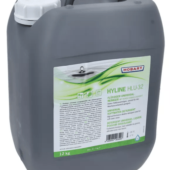 Horeca Parts - Detergent HYLINE HLU-32, do wody miękkiej, bez chloru, uniwersalny, nie do aluminium i lekkich stopów metali, waga 12,500 kg - Hobart