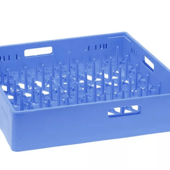 Horeca Parts - Kosz na talerze, długość 500 mm, szerokość 500 mm, wysokość 101 mm, liczba płyt 12/18, waga 2,000 kg - Dihr