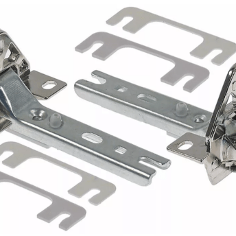 Horeca Parts - Zestaw montażowy zawiasów drzwiowych 46mm do lodówki 00268698 ilość 2 szt. - Domowa lodówka De Dietrich (D053073)