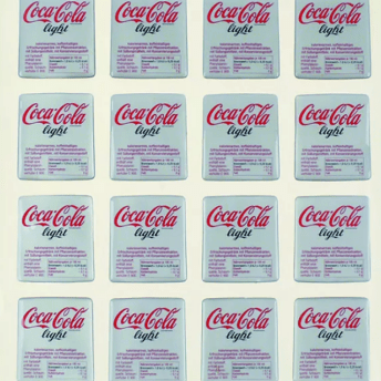 Horeca Parts - Naklejka Coca Cola Light dla LVV - Arkusz 16 szt (10494422)