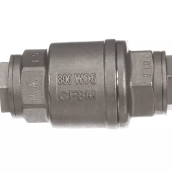Horeca Parts - Zawór zwrotny 1/2" NPT do gorącego oleju, 45 PSI, waga 0,480 kg - Pitco