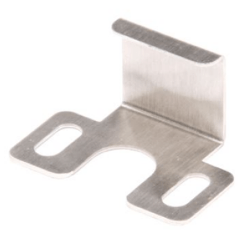 Horeca Parts - Wspornik ze stali nierdzewnej, wys. 22 mm, dł. 30 mm, szer. 45 mm, otwór ø 14 mm, rozstaw montażowy 31 mm - Frytownica Pitco