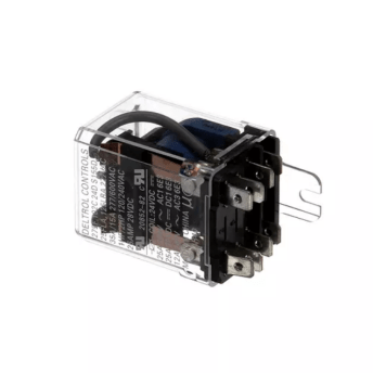 Horeca Parts - Przekaźnik 24 V DC, 2-biegunowy 2CO (DPDT), 25 A/250 V, przyłącze Faston 6,3 mm - Delfield