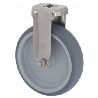 Horeca Parts - Kółko stałe bez hamulca, koło ø 125 mm, płytka montażowa 57x48 mm, obudowa ze stali nierdzewnej - Piec konwekcyjny Convotherm