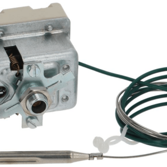 Horeca Parts - Termostat bezpieczeństwa, temperatura wyłączenia 230 °C, 3-biegunowy, 3NC, 20 A, czujnik ø 6 mm, dł. czujnika 79 mm - Frytownica elektryczna Berto's (33070800)