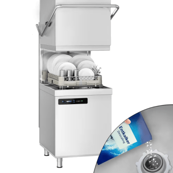 Horeca Parts - Zmywarka kapturowa dwupłaszczowa, sterowanie elektroniczne, 7,1 kW - GGM DS430L-EK