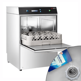 Horeca Parts - Zmywarka do szkła dwuściankowa podblatowa, sterowanie elektroniczne, 2,97 kW - GGM GLS300M-EK