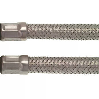 Horeca Parts - Wąż elastyczny EPDM w oplocie stalowym śr. 3/8" FcxFc 500mm - Ekspresy do kawy