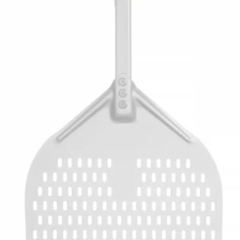 Horeca Parts - Łopata do pizzy z perforacją i krótką rączką, kwadratowa, 350x710 mm, Hendi