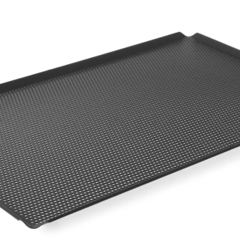 Horeca Parts - Blacha wypiekowa perforowana GN 1/1 z 4 rantami, 530 x 325 x (H) 10 mm, Hendi
