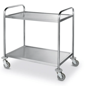 Horeca Parts - Wózek 2-półkowy, 905 x 585 x (H) 945 mm, Hendi