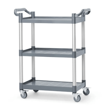 Horeca Parts - Wózek kelnerski 3-półkowy z polipropylenu, 800 x 410 x (H) 950 mm, AmerBox