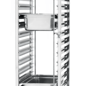 Horeca Parts - Wózek do transportu pojemników 15× GN 1/1, 440 x 610 x (H) 1710 mm, Hendi