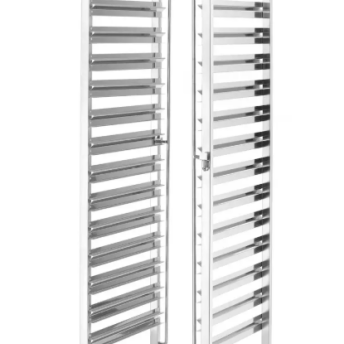 Horeca Parts - Wózek do transportu pojemników 15× GN 1/1, Kitchen Line, srebrny, 380 x 550 x (H) 1705 mm, Hendi