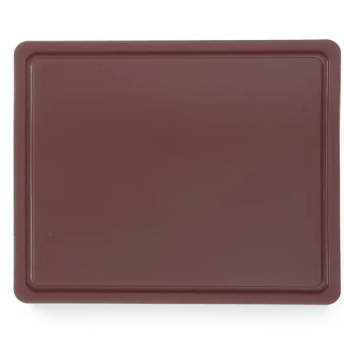 Horeca Parts - Deska do krojenia HACCP GN 1/2, brązowa, 325 x 265 mm, Hendi
