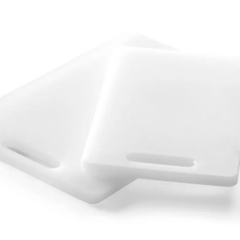 Horeca Parts - Deska do krojenia uniwersalna z uchwytem, biała, 300 x 200 mm, Hendi