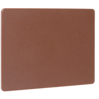 Horeca Parts - Deska do krojenia HACCP, brązowa, 450 x 300 x (H) 10 mm, prostokątna, Hendi