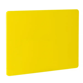 Horeca Parts - Deska do krojenia HACCP, żółta, 450 x 300 x (H) 10 mm, prostokątna, Hendi