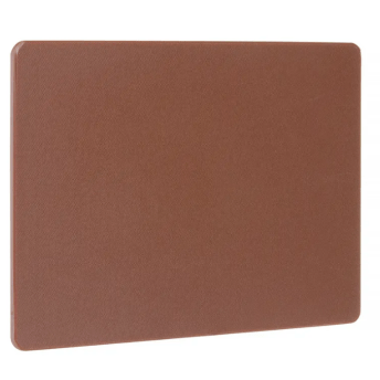 Horeca Parts - Deska do krojenia HACCP, brązowa, 600 x 400 x (H) 15 mm, prostokątna, Hendi