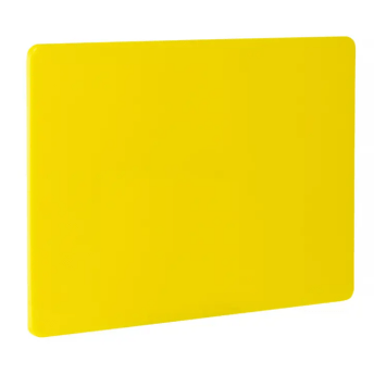 Horeca Parts - Deska do krojenia HACCP, żółta, 600 x 400 x (H) 15 mm, prostokątna, Hendi