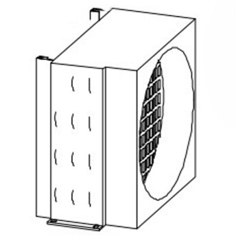 Horeca Parts - Obudowa skraplacza z drzwiami - Szafa chłodnicza Hendi 237809