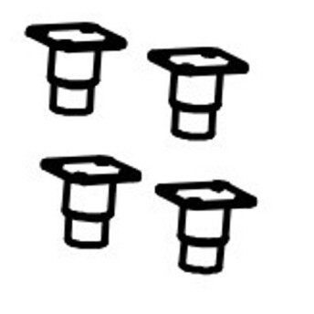 Horeca Parts - Zestaw nóg - Schładzarka szokowa Hendi 237694, 232187, 232194 (RF70A, RF100A)