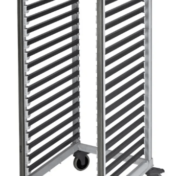 Horeca Parts - Wózek do transportu pojemników 18xGN 2/1, Cambro, ilość prowadnic: 18, 645x835x(H)1707mm