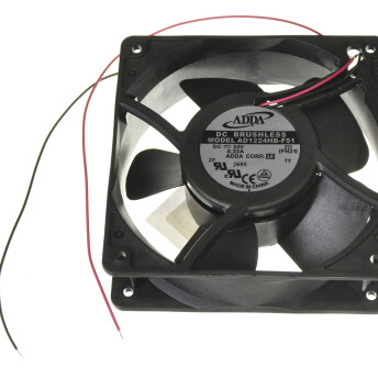 Horeca Parts - Wentylator osiowy 24V DC 9,2W, dł. 120mm, szer. 120mm, wys. 38mm, łożysko kulkowe, kabel połączeniowy 300mm - Szafa chłodnicza Hendi 232040, 232057, 232699, 233764, 233429 (Atosa, Gel-o-mat)