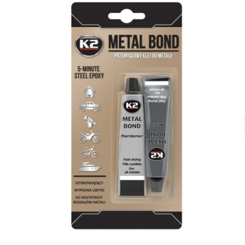Horeca Parts - K2 Klej epoksydowy do łączenia metali, o przemysłowej wytrzymałości 56,7G METAL BOND