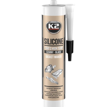 Horeca Parts - K2 Silikon czarny, wysokotemperaturowy, +350°C, duża wytrzymałość 300G