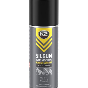 Horeca Parts - K2 Guma spray / elastyczna powłoka uszczelniająca SILGUM czarny 400ml