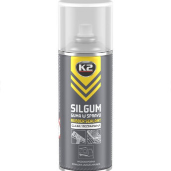 Horeca Parts - K2 Guma spray / elastyczna powłoka uszczelniająca SILGUM bezbarwny 400ml