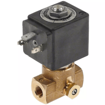 Horeca Parts - Elektrozawór 220-240V wej. 1/8" wyj. 1/8" poł. 1/8" - Ekspres do kawy Cime, La Spaziale (370767)