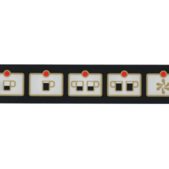 Horeca Parts - Folia na klawiaturę 5 przycisków - Ekspres do kawy La San Marco (400343)