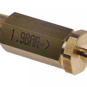 Horeca Parts - Przyłącze zaworu bezpieczeństwa 3/8" ciśnienie zadziałania 1,9bar dł. 70mm wąż ø 7mm - Ekspres do kawy Gaggia (526649)