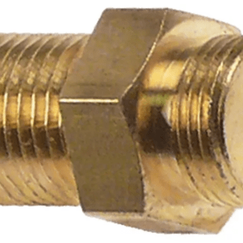 Horeca Parts - Dysza palnika pilota na gaz ziemny, średnica otworu ø 0,4 mm, T1: M10x1, T2: M10x0,75, WS 12 - Ambach