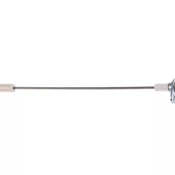 Horeca Parts - Długość kołnierza elektrody zapłonowej 23 mm Szerokość kołnierza 15 mm D1 ø 7 mm D2 ø 8 mm L1 19 mm - Gazowy piec do pizzy Zanussi (102355)