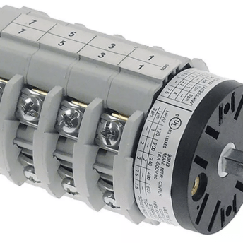 Horeca Parts - Przełącznik obrotowy krzywkowy 6 pozycyjny 0-1-2-3-4-5 8-biegunowy 400V 16A 5x5mm - Zmywarka kapturowa Comenda (345024)
