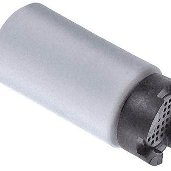 Horeca Parts - Filtr dolny z obciążnikiem ceramicznym, do węża Ø 4x6 mm, długość 36 mm, ciężarek Ø zewn. 20 mm, otwór wewn. Ø 6,5 mm, wysokość 42 mm, do pompy dozującej - Seko